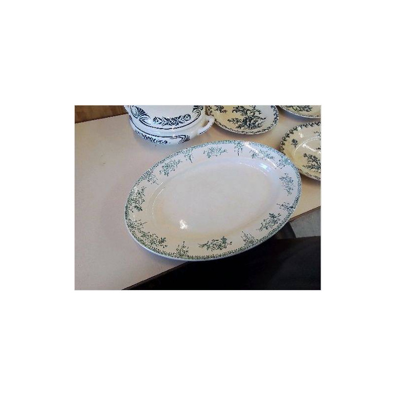 GRAND PLAT DE SERVICE OVALE SAINT AMAND