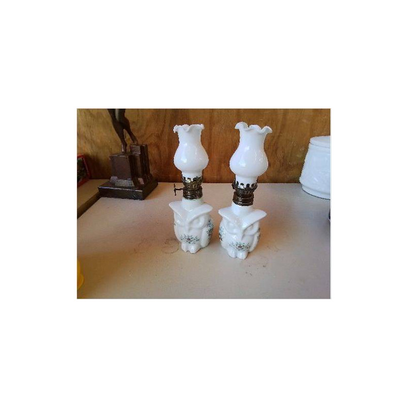 MINI LAMPE A HUILE CHOUETTE