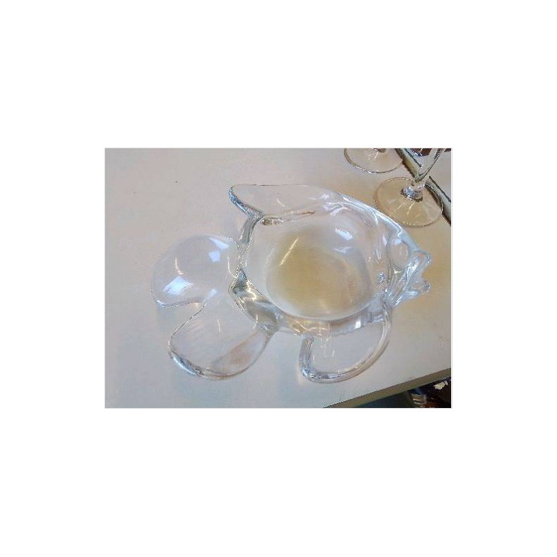 CENDRIER POISSON EN VERRE