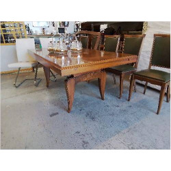 GRANDE TABLE ART DECO ANNEE 40