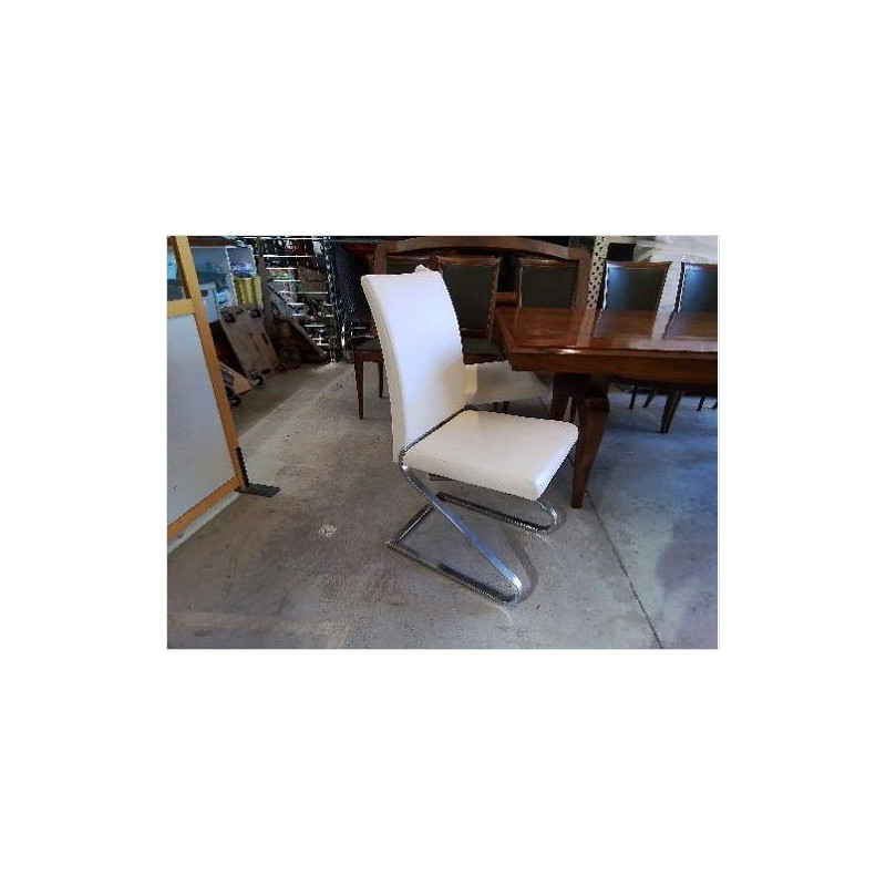CHAISE DESIGN CONTEMPORAIN SKY BLANC