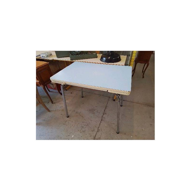 TABLE FORMICA BLEU 