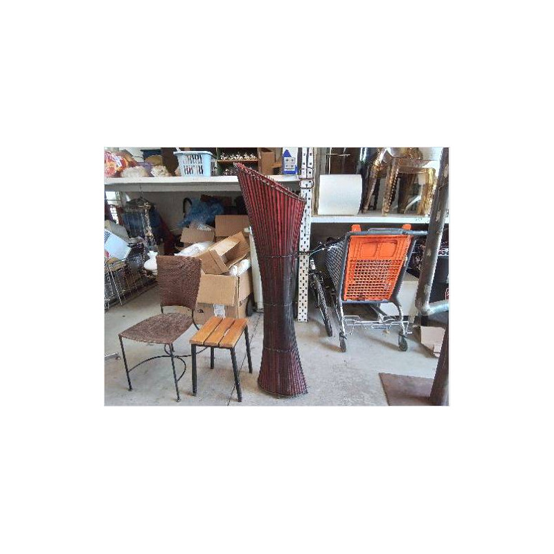LAMPE DE SALON BAMBOU RELOUKER 