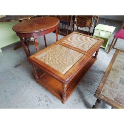TABLE BASSE PLATEAU EN VERRE 