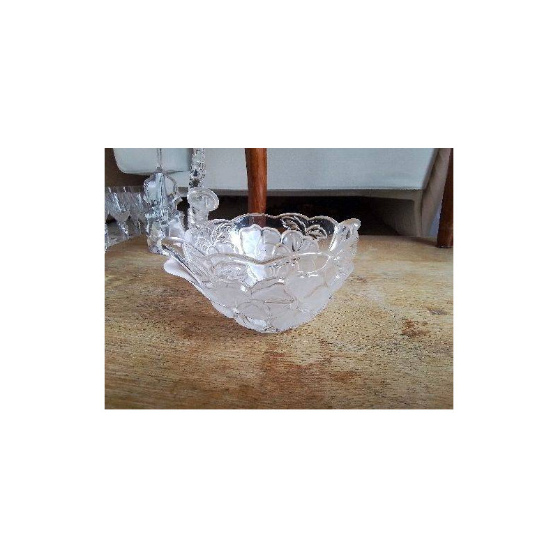 COUPE EN VERRE FLEURIE