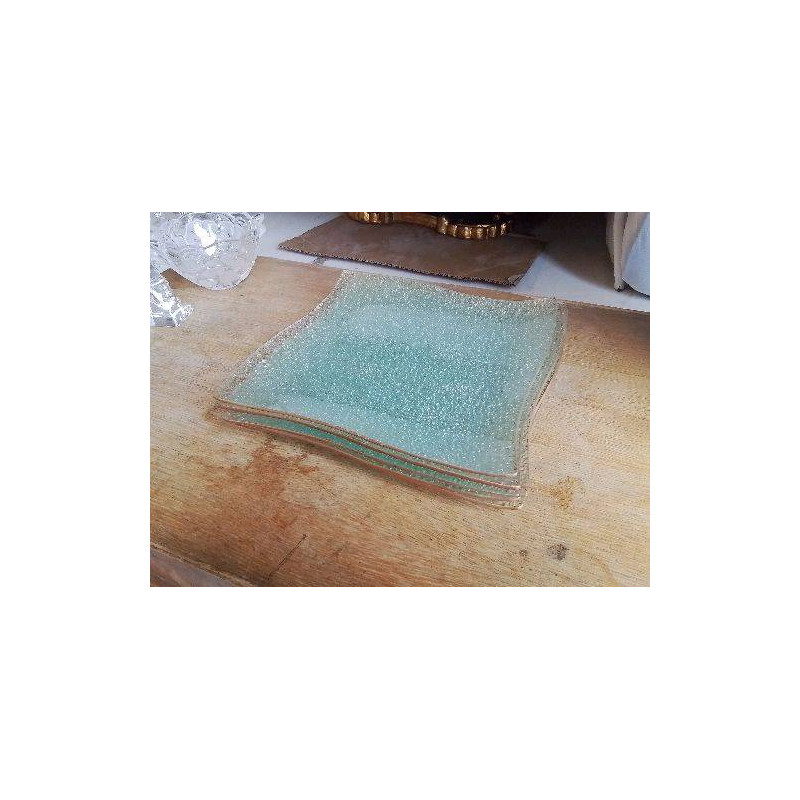 ASSIETES DECO EN VERRE