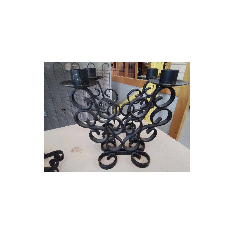 CHANDELIER EN FER FORGÉ 