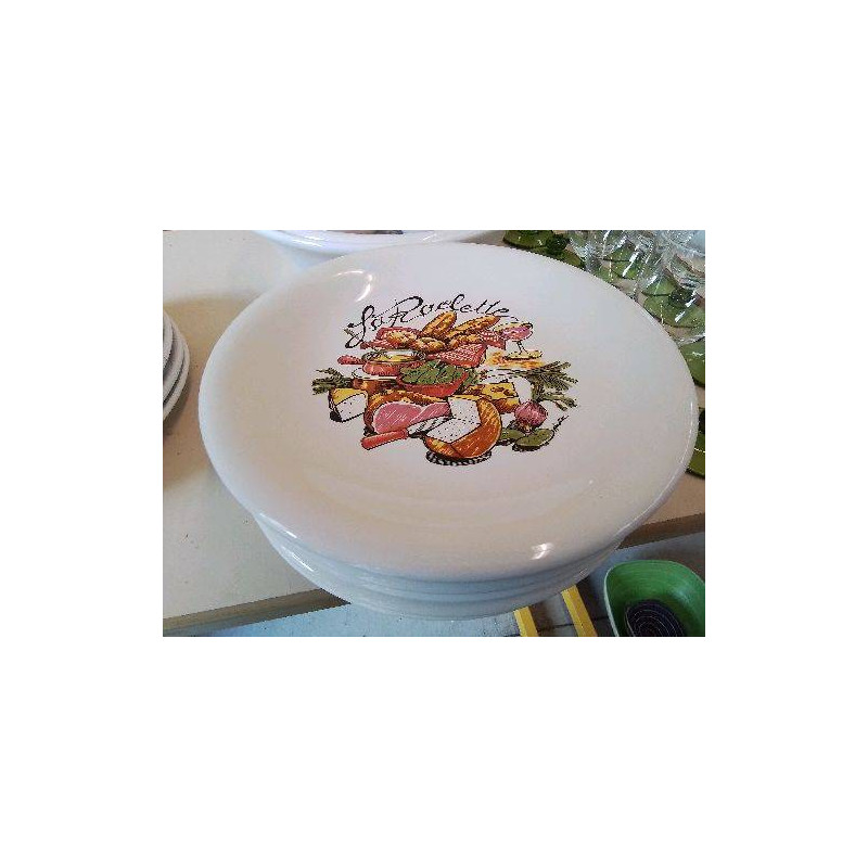 LOT DE 6 ASSIETTES RACLETTES