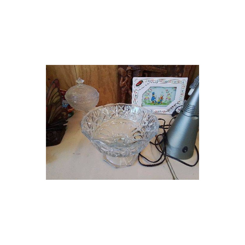 COUPE À FRUIT EN VERRE 