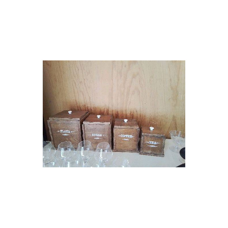 LOT DE 4 BOITES DE RANGEMENT 