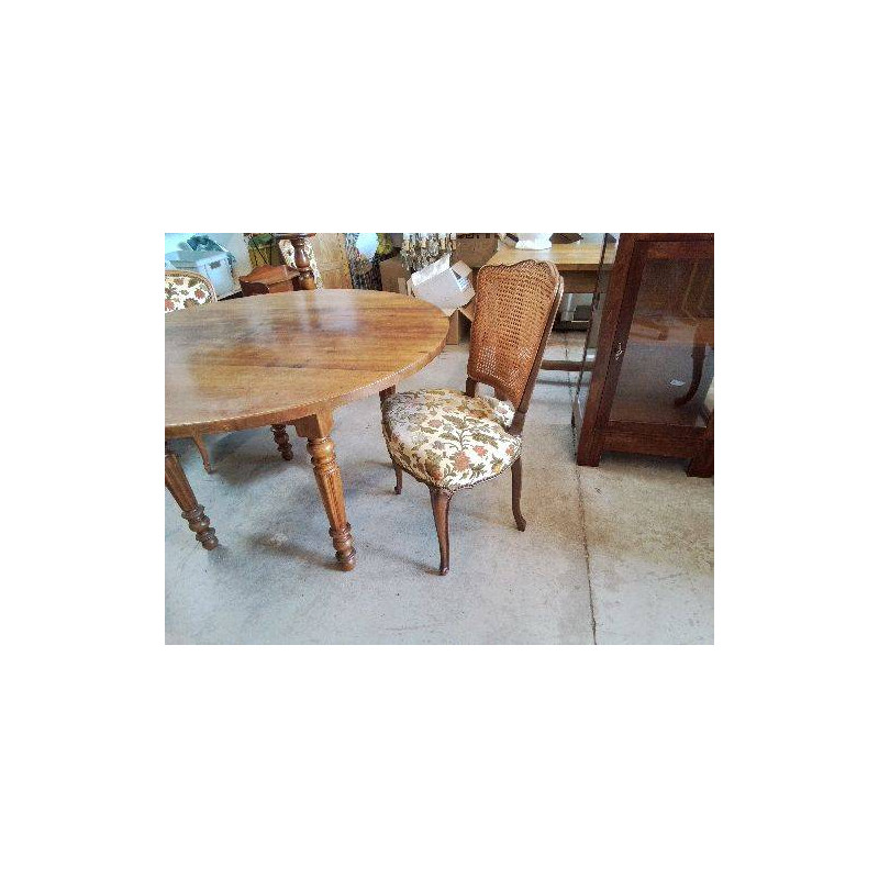CHAISE CANNEE TAPISEE DE STYLE REGENCE