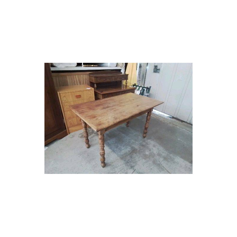 TABLE RUSTIQUE DEUX TIROIRS 