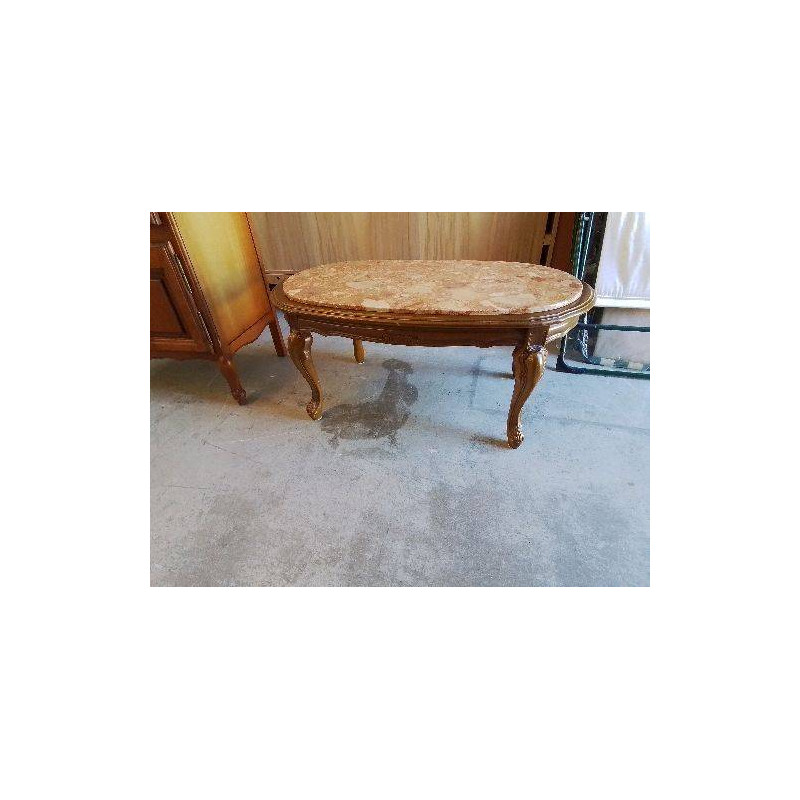 TABLE BASSE MARBRE DE STYLE REGENCE