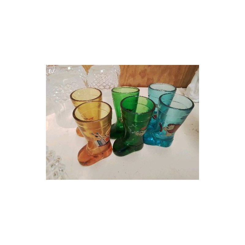 LOT DE 6 VERRES A LIQUEUR 