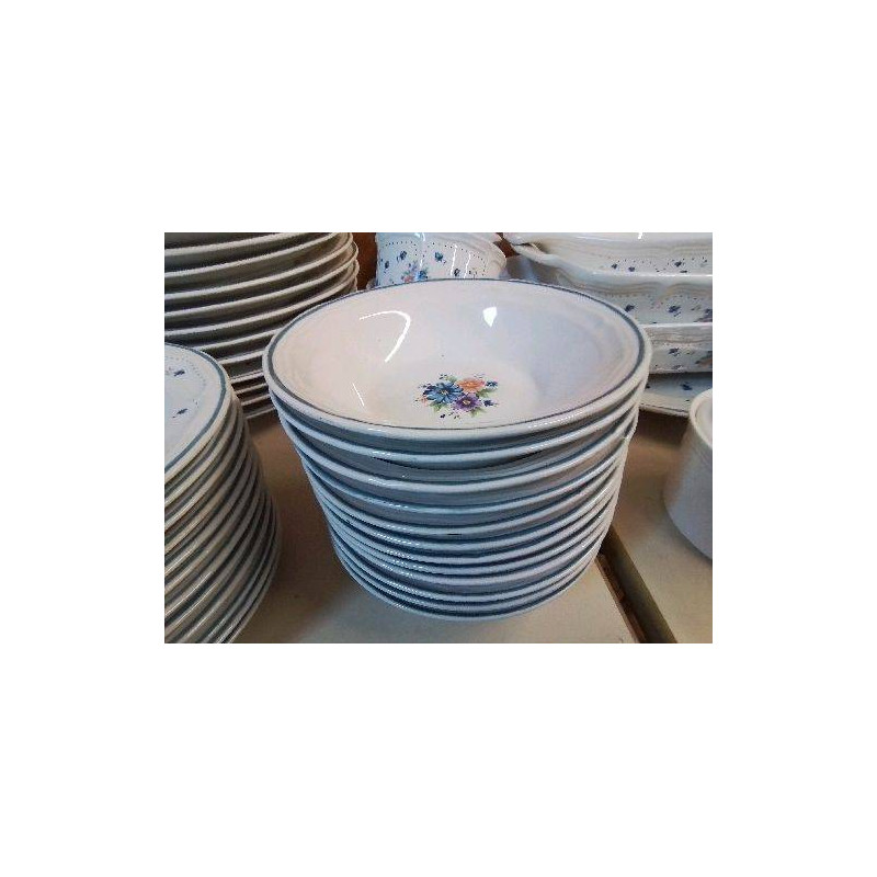 LOT DE 12 ASSIETTES CREUSES 