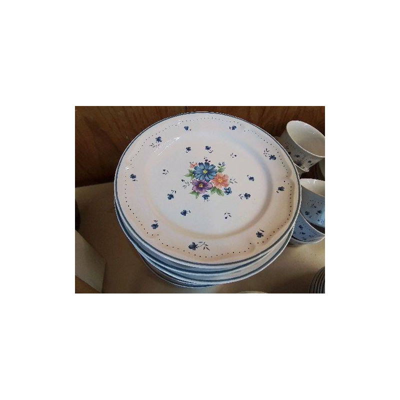 LOT DE 6 ASSIETTES PLATES 
