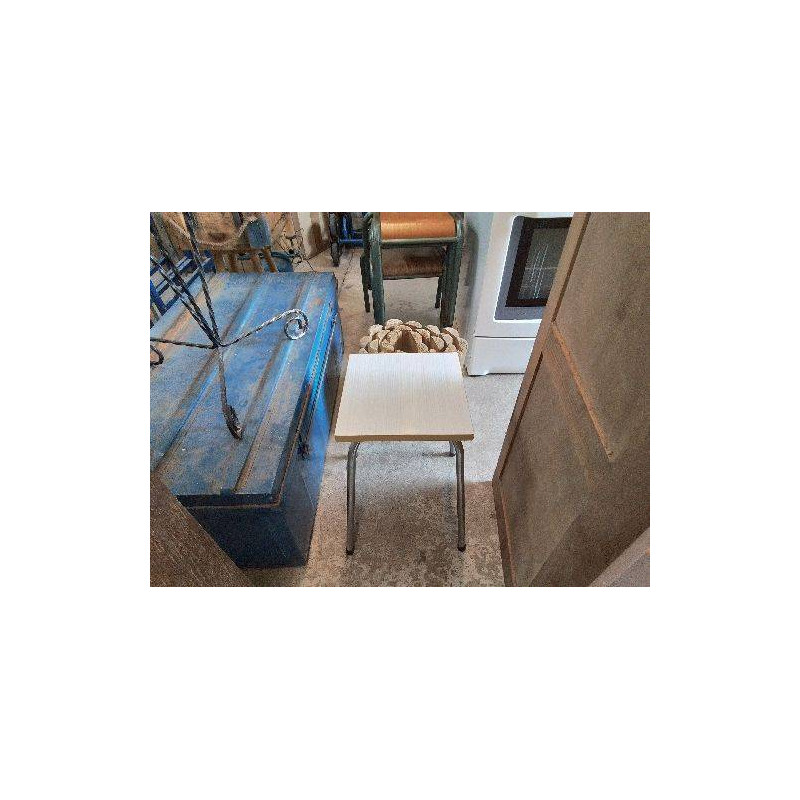 TABOURET BLANC FORMICA 