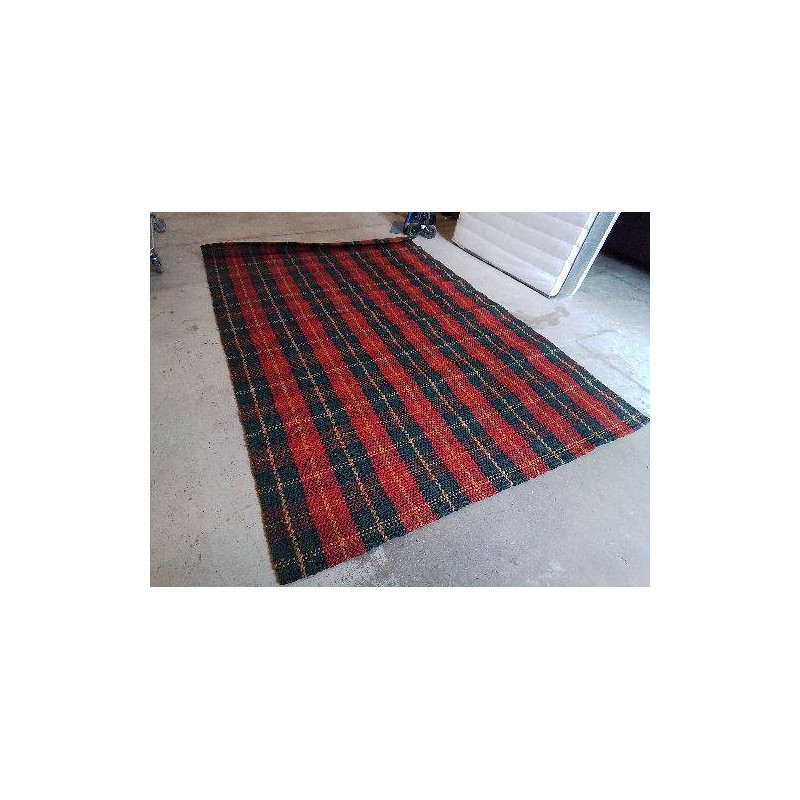 TAPIS PAILLÉE MOTIF TARTAN 