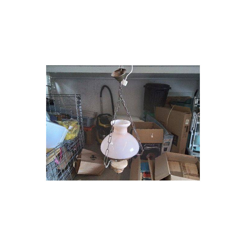 SUSPENSION OPALINE ROSE 