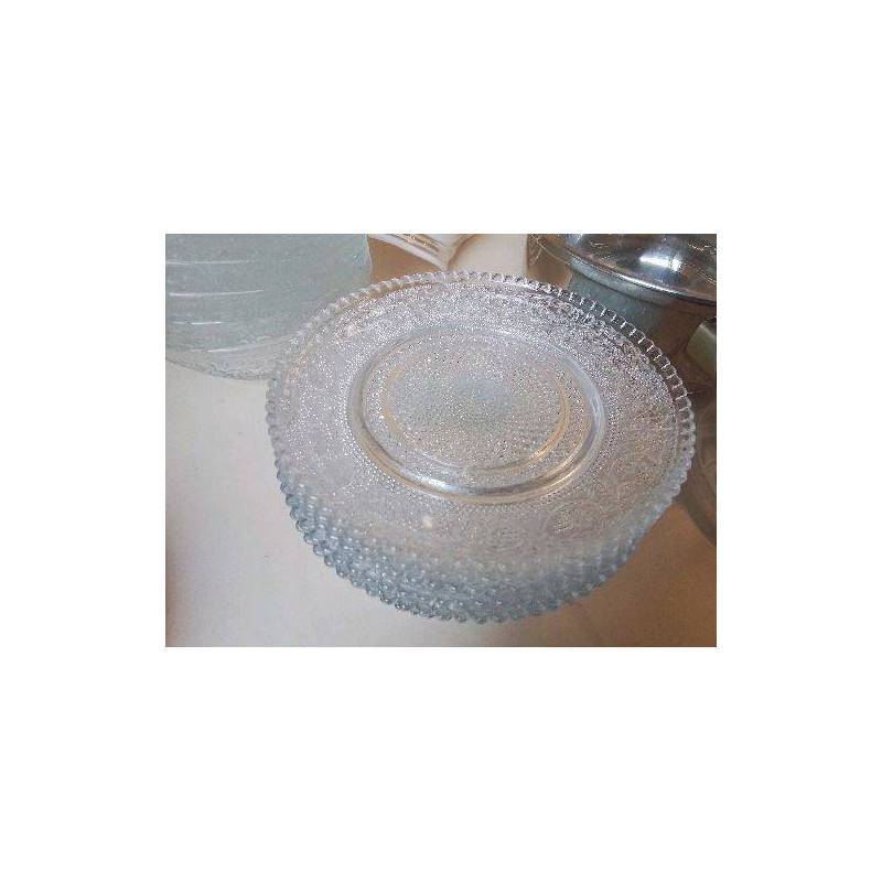 LOT DE 8 ASSIETTES A DESSERT