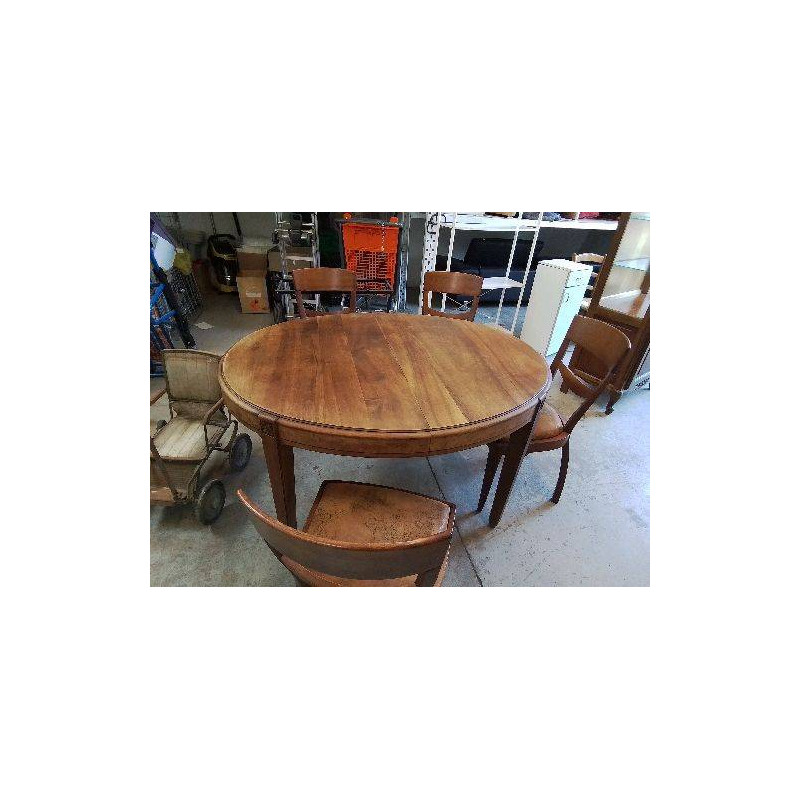 TABLE OVALE ART DECO 
