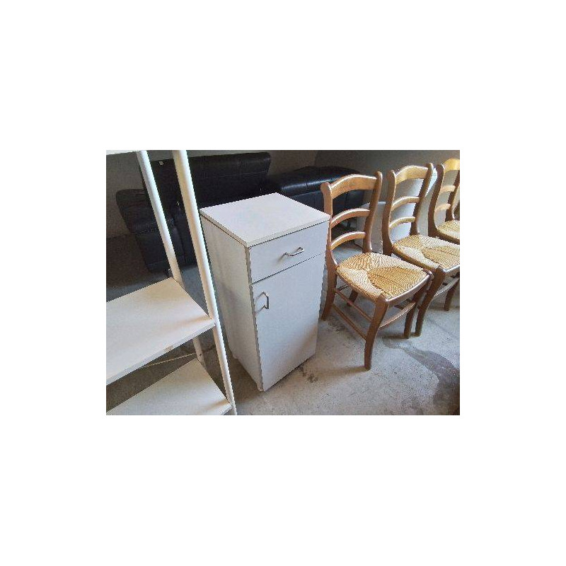 PETIT MEUBLE DE TOILETTE BLANC 