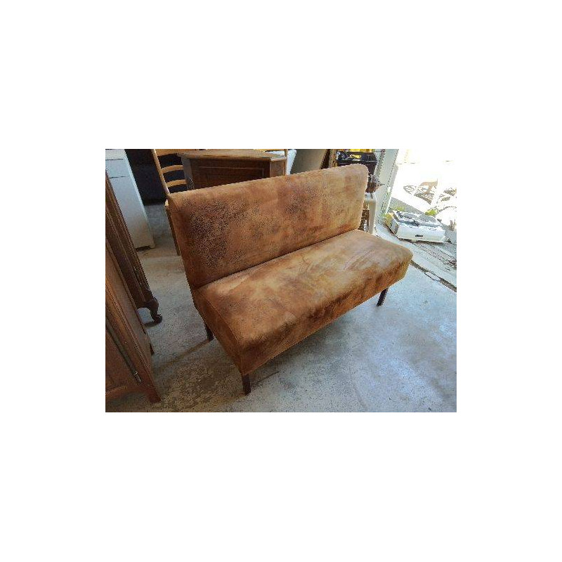 BANQUETTE MICRO FIBRE COULEUR MARON 
