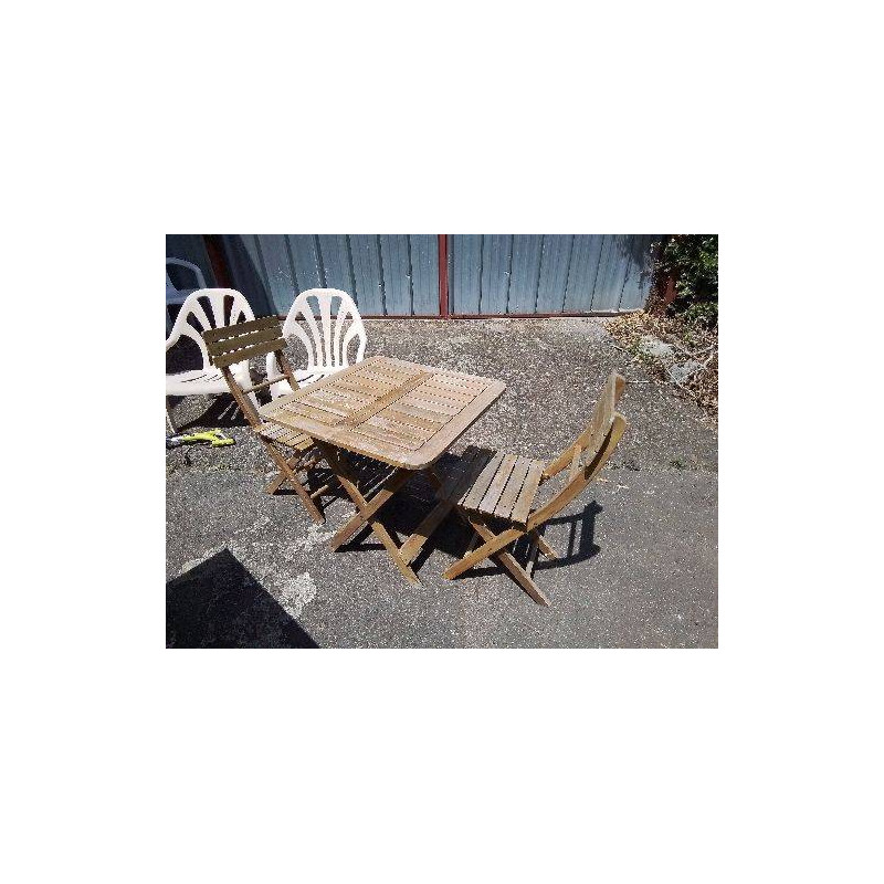 PETITE SALON DE JARDIN PLIABLE 