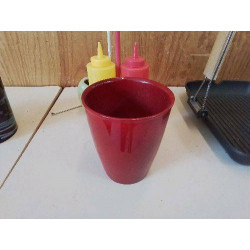 CACHE POT ROUGE 