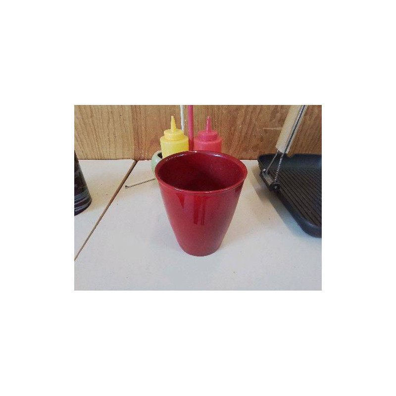 CACHE POT ROUGE 