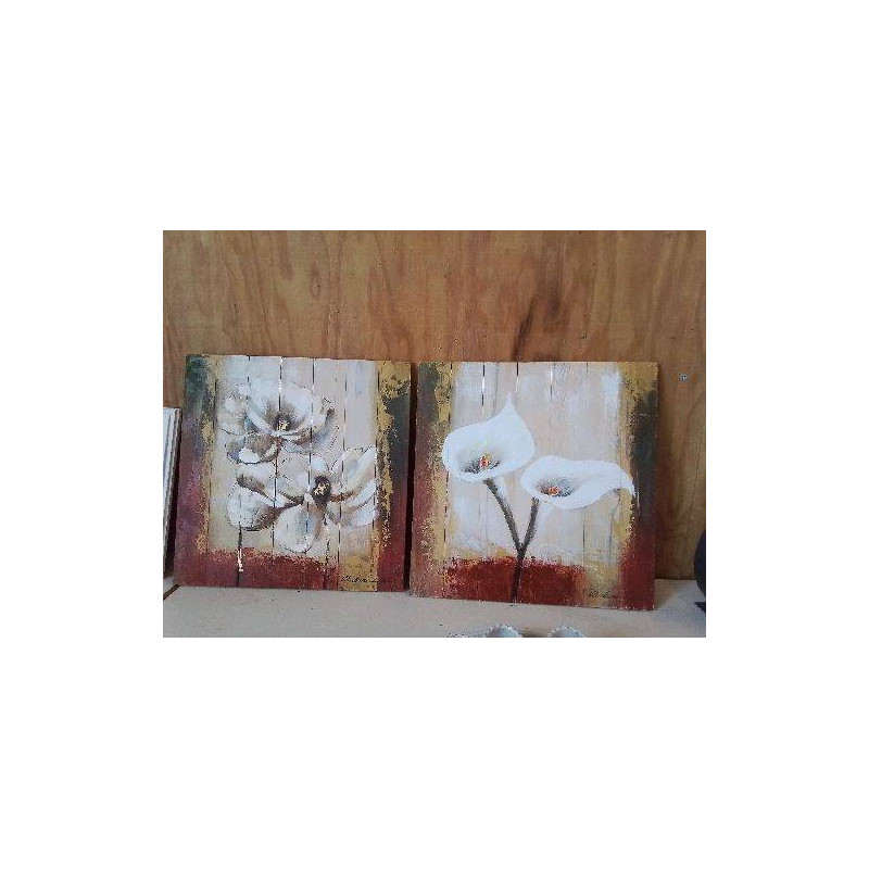 CADRE DECO MOTIF FLORAL 