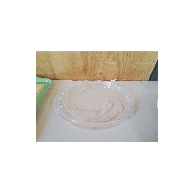 PLATEAU ROND EN VERRE 