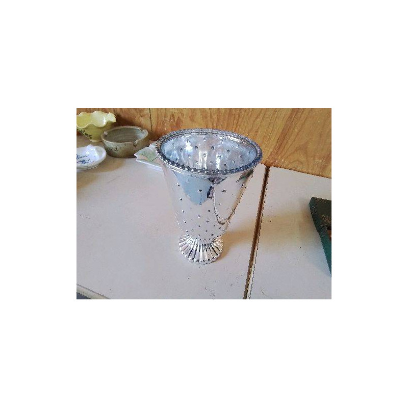 VASE DECO ARGENTÉ 