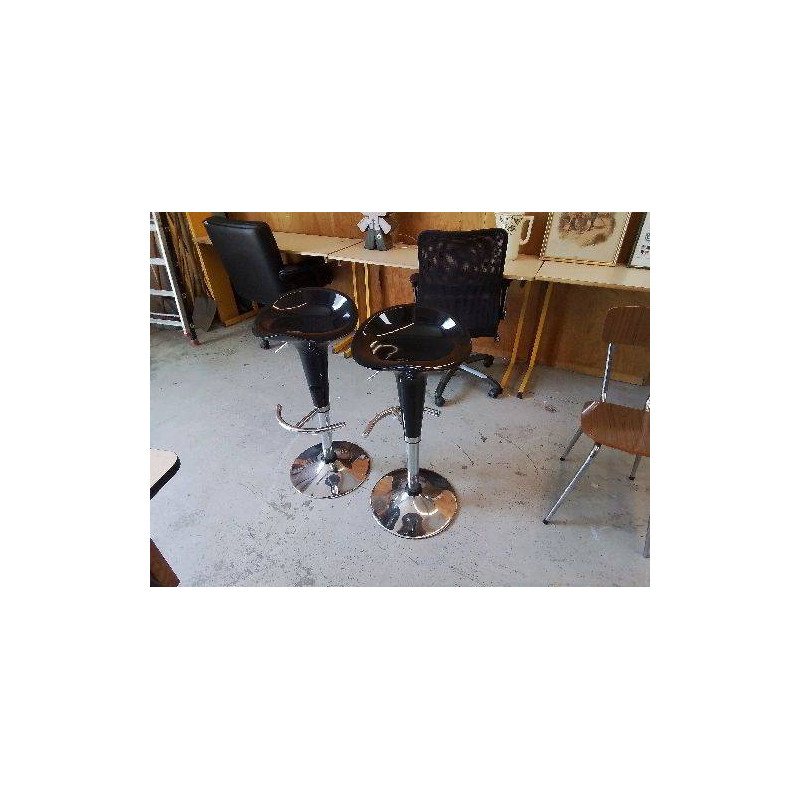 TABOURET DE BAR NOIR 