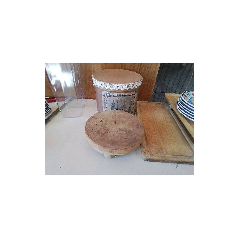 PLATEAU ROND EN BOIS