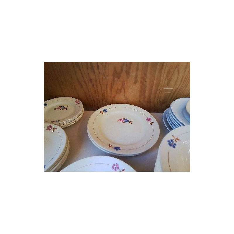 PLAT MOTIF FLORAL 