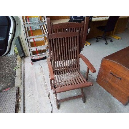 CHAISE EN TECK