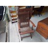 CHAISE EN TECK