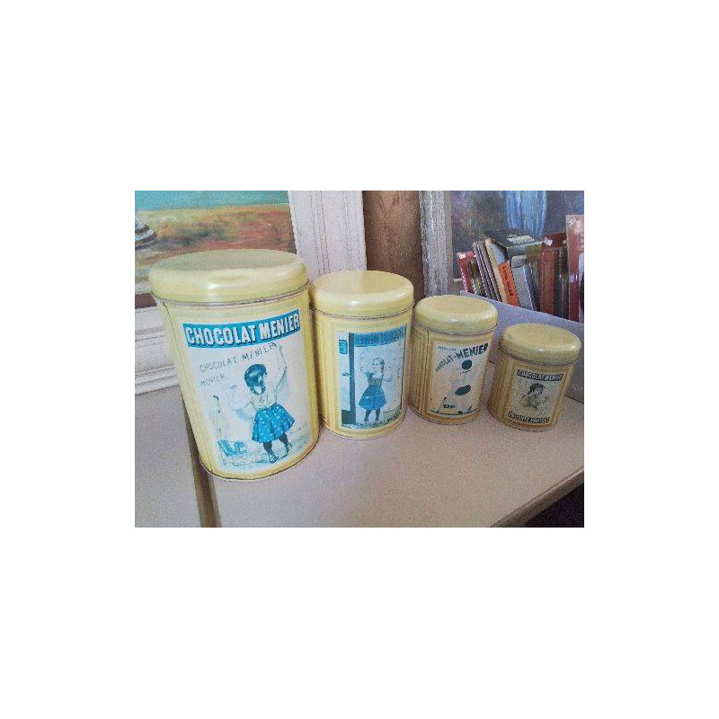 LOT DE 4 BOITES CHOCOLAT MENIER