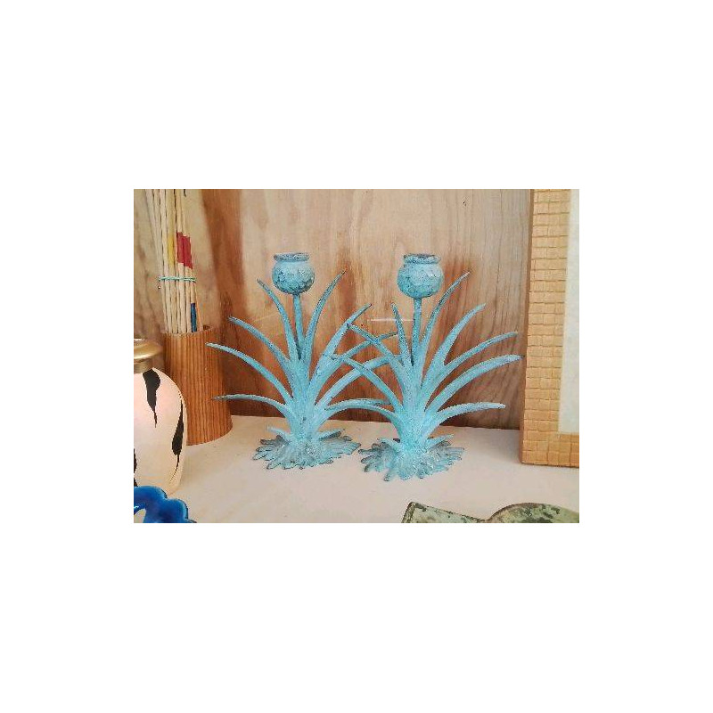 PAIRE DE CHANDELIER ANANAS ? 