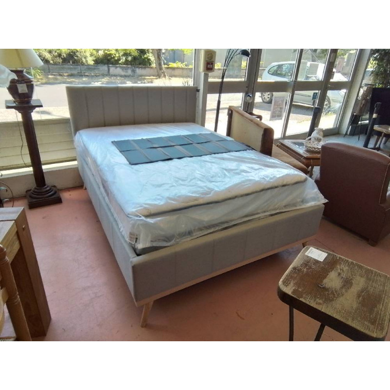 X- LUNA LIT COFFRE 140X200 BEIGE- AL33-HL