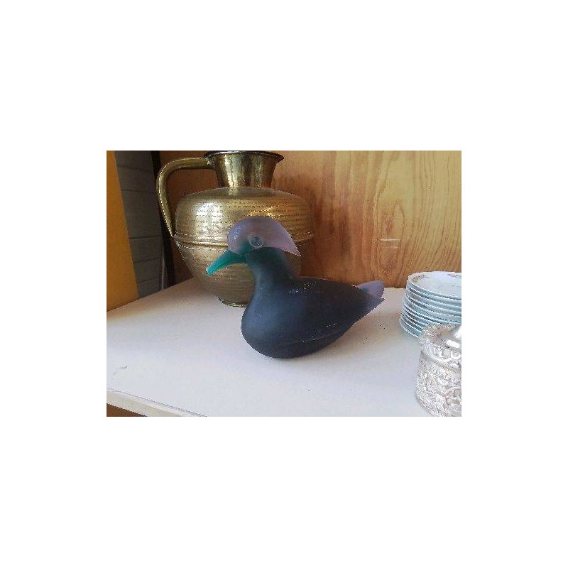 CANARD EN VERRE SABLÉ