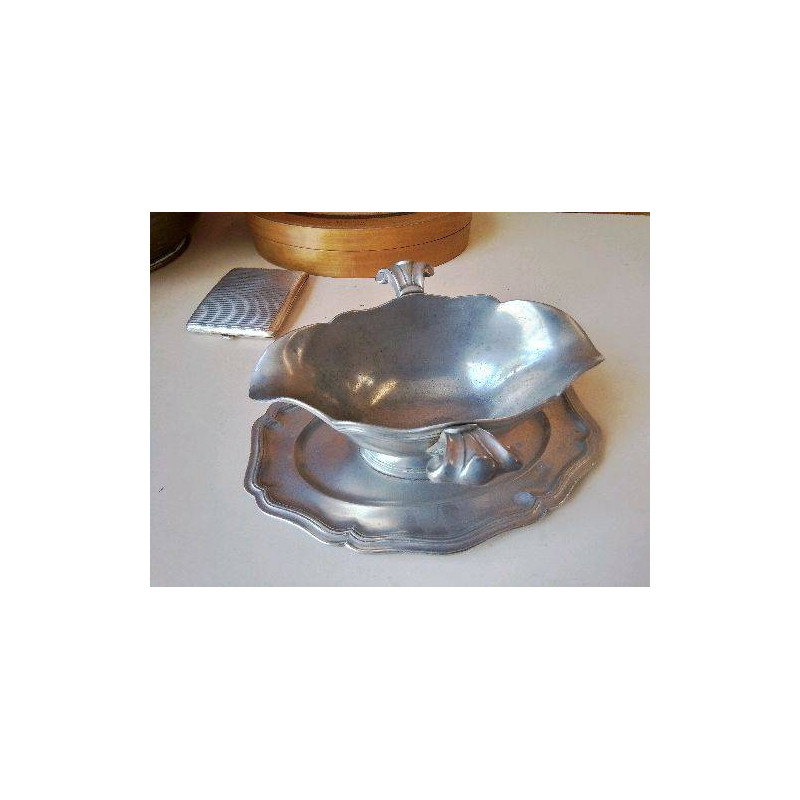 SAUCIÈRE EN ETAIN