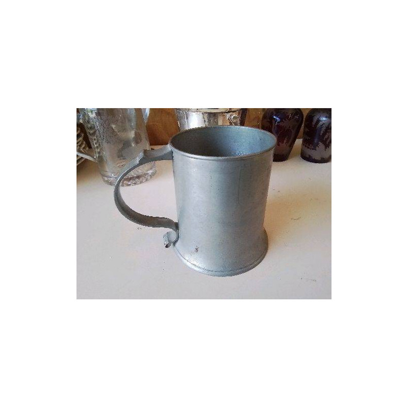 VERRE A BIERRE EN ETAIN