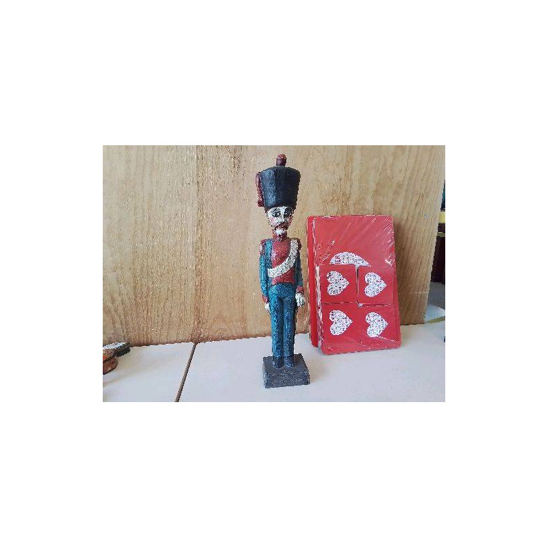 SCULTURE EN BOUS  SOLDAT DEBUT XX EME