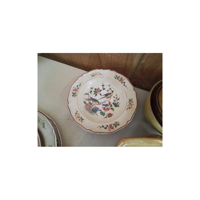 LOT DE 5 ASSIETTES VILLEROY&BOSCH 