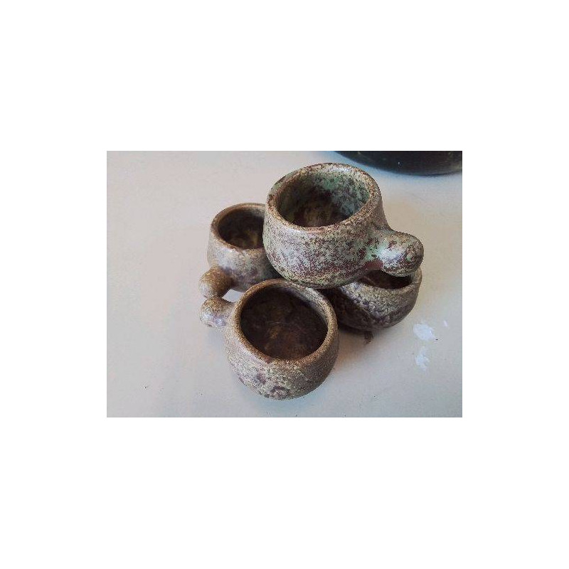 LOT DE 5 VERRES A LIQUEUR 