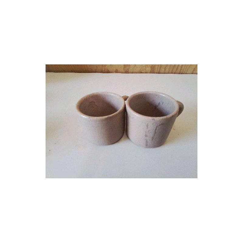 LOT DE 2 TASSES A CAFE