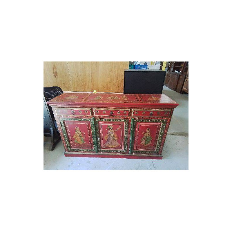 BUFFET BAS INDIEN ROUGE