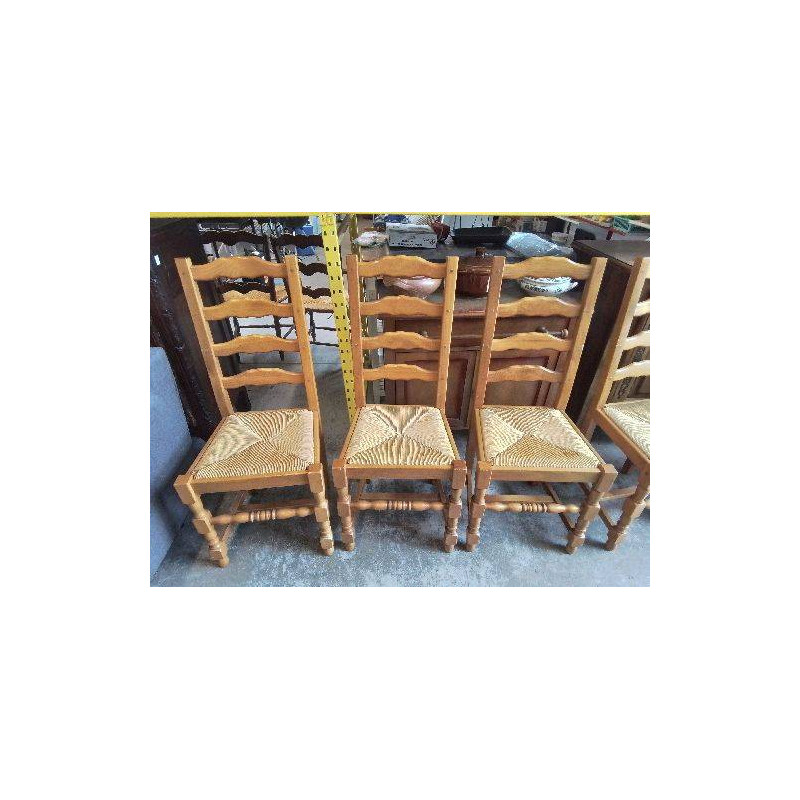 CHAISE PAILLÉ CHÊNE CLAIRE 